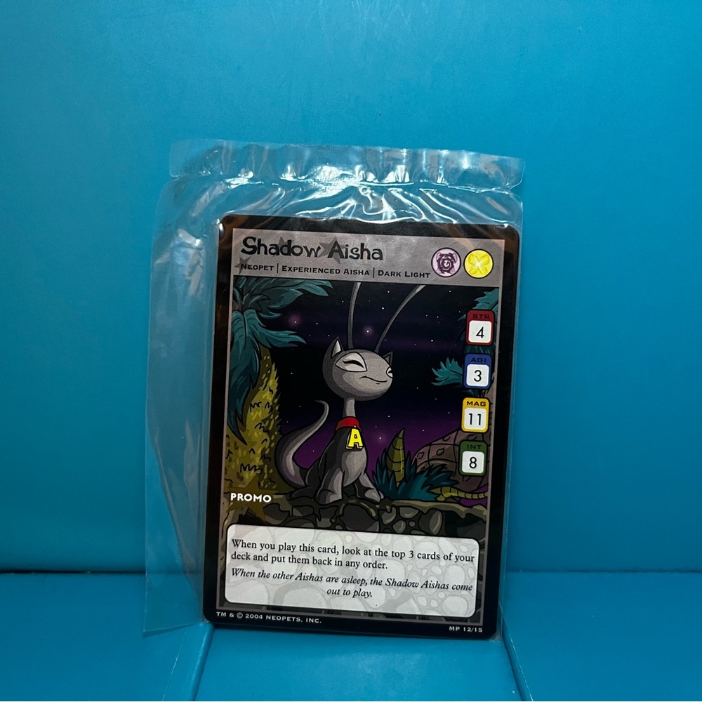 McDonald’s Neopets TCG Shadow Aisha Promo 12/15 - 2004
